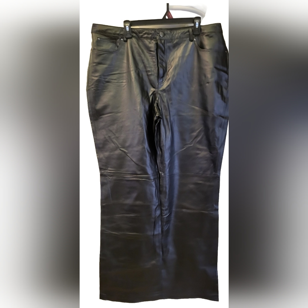 Vintage Metro Style Leather Pants Women’s Size 20T Inseam 34